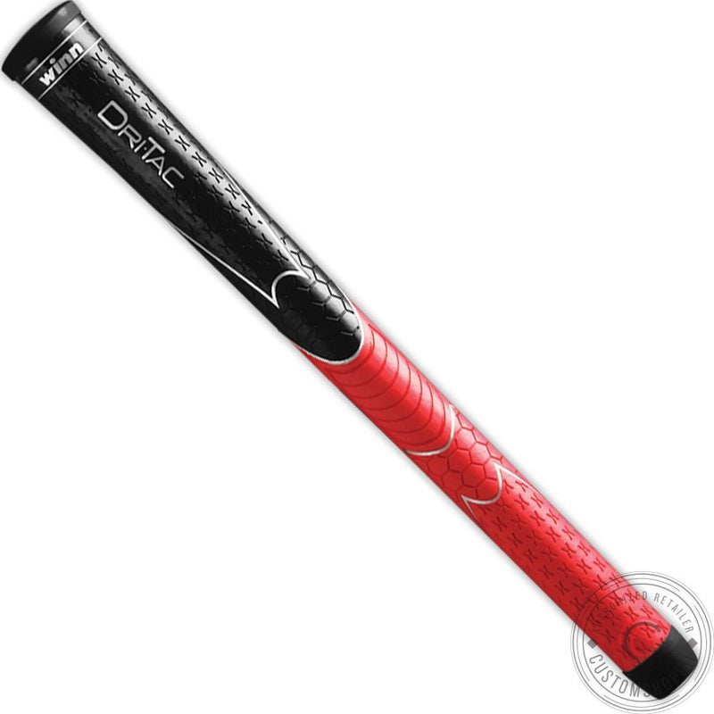 Winn Grips Dri-Tac 13 Piece Standard size Black/Red Golf Grip Bundle - Image 2